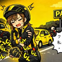 クラッチ操作で左手が疲れたライダー