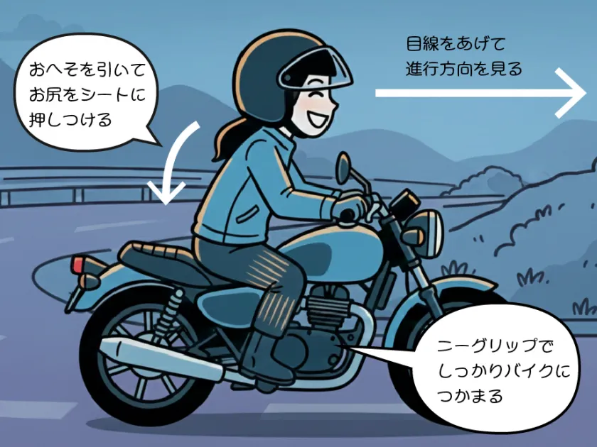 リラックスしたフォーム