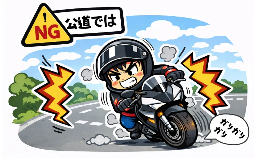 蛇行運転は危険