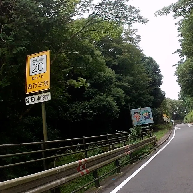 安全速度20km/hの標識